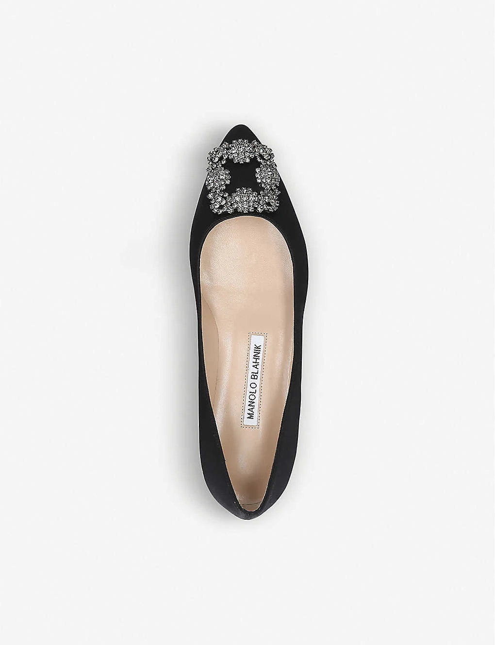 Manolo Blahnik Hangisi Satin Flats 4 Manolo Blahnik Hangisi Satin Flats - Image 2