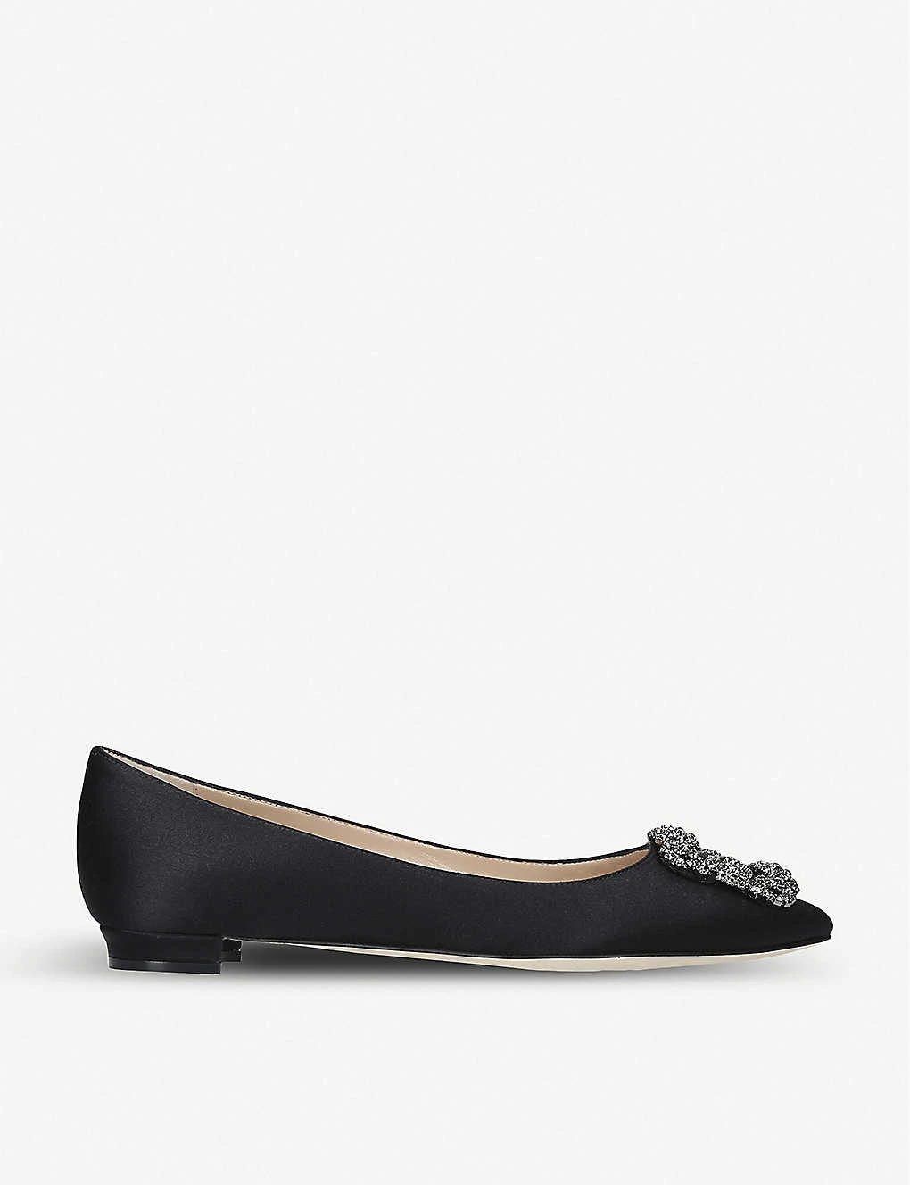 Manolo Blahnik Hangisi Satin Flats 3 Manolo Blahnik Hangisi Satin Flats