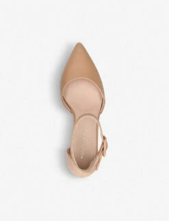 Kurt Geiger London Burlington Buckled Leather Courts -Dune Shop 5305 10004 2624148109 CAMEL ALT03