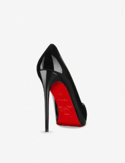 Christian Louboutin New Very Prive 120 Patent-leather Courts -Dune Shop 684 10145 1150600BK01 BLACK ALT05