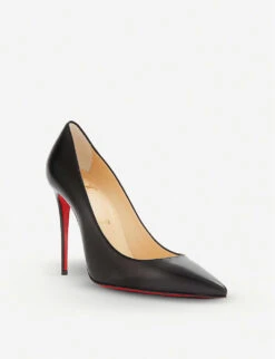 Christian Louboutin Kate 100 Leather Courts -Dune Shop 684 10145 3191410 BLACK ALT03