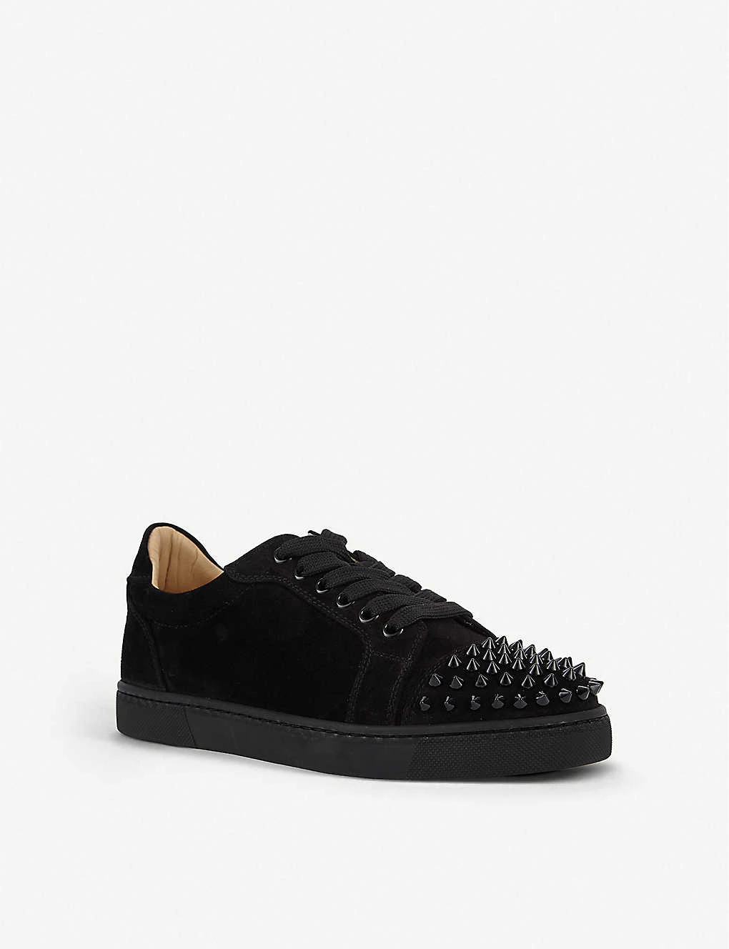 Christian Louboutin Vieira Spikes Flat Veau Velours 5 Christian Louboutin Vieira Spikes Flat Veau Velours - Image 3