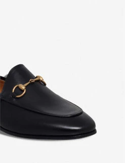 Gucci Jordaan Leather Loafers -Dune Shop 783 10004 6556500109 BLACK ALT03