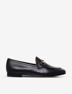 Gucci Jordaan Leather Loafers