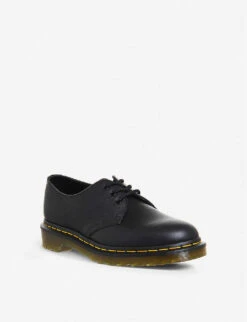Dr. Martens 3-eyelet Leather Shoes -Dune Shop 843 10036 2708204361 BLACKVIRGINIA ALT02