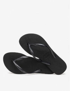 Havaianas Logo-embellished Rubber Flip-flops -Dune Shop 867 10104 40000300090 SLIMBLACK ALT03