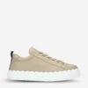 Chloé Lauren Scalloped-trim Leather Trainers 1 Chloé Lauren Scalloped-trim Leather Trainers -Dune Shop 923 10004 2753753109 PALEPINK M