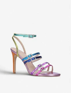 Kurt Geiger London Pierra Rainbow Leather Heeled Sandals -Dune Shop R00003931 MULTOTHER ALT02