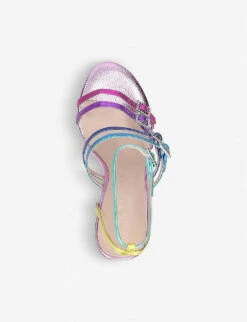 Kurt Geiger London Pierra Rainbow Leather Heeled Sandals -Dune Shop R00003931 MULTOTHER ALT03
