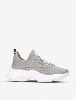 Steve Madden Match Adjustable-lace Knitted Trainers