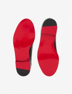 Christian Louboutin Mocalaureat Leather Loafers -Dune Shop R00017617 BLACKLOUBI ALT03