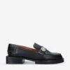 Ganni Jewel-embellished Leather Loafers -Dune Shop R00105768 BLACK M