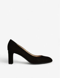 Winola Block-heel Suede Courts