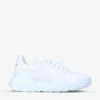 Alexander McQueen Women's Oversized Leather Trainers 2 Alexander McQueen Women's Oversized Leather Trainers -Dune Shop R03651902 WHITE M
