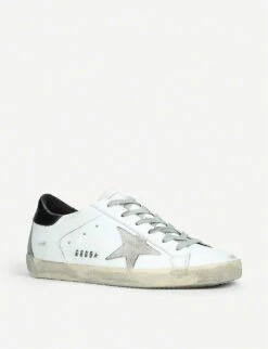 Golden Goose Women's Superstar W5 Leather Trainers -Dune Shop R03699232 WHITE ALT02