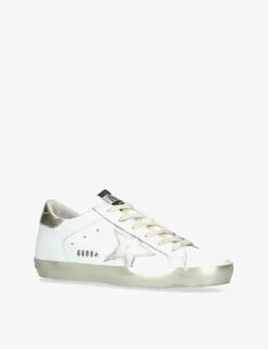 Golden Goose Superstar E37 Logo-print Leather Low-top Trainers 8 Golden Goose Superstar E37 Logo-print Leather Low-top Trainers -Dune Shop R03699243 CREAMCOMB ALT02