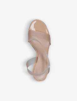 Metropolis 70 Heeled Clear And Patent-leather Sandals 9 Metropolis 70 Heeled Clear And Patent-leather Sandals -Dune Shop R03725945 BLUSH ALT03