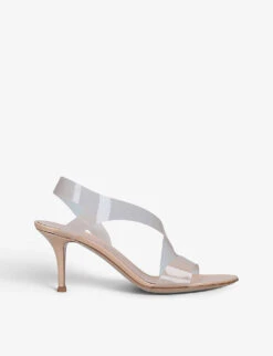 Metropolis 70 Heeled Clear And Patent-leather Sandals