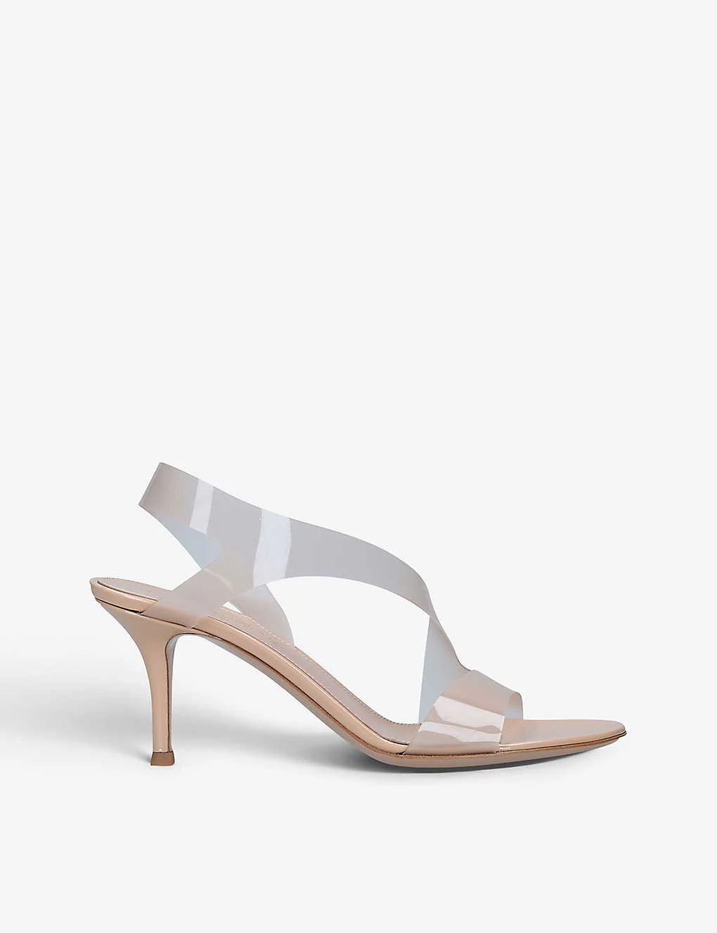 Metropolis 70 Heeled Clear And Patent-leather Sandals 3 Metropolis 70 Heeled Clear And Patent-leather Sandals