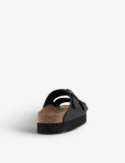Birkenstock Papillio Arizona Logo-embossed Vegan-leather Sandals -Dune Shop R03738565 BLACKVEGAN ALT03