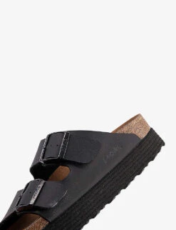 Birkenstock Papillio Arizona Logo-embossed Vegan-leather Sandals -Dune Shop R03738565 BLACKVEGAN ALT05