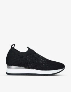 Carvela Janeiro Embellished Knit Trainers