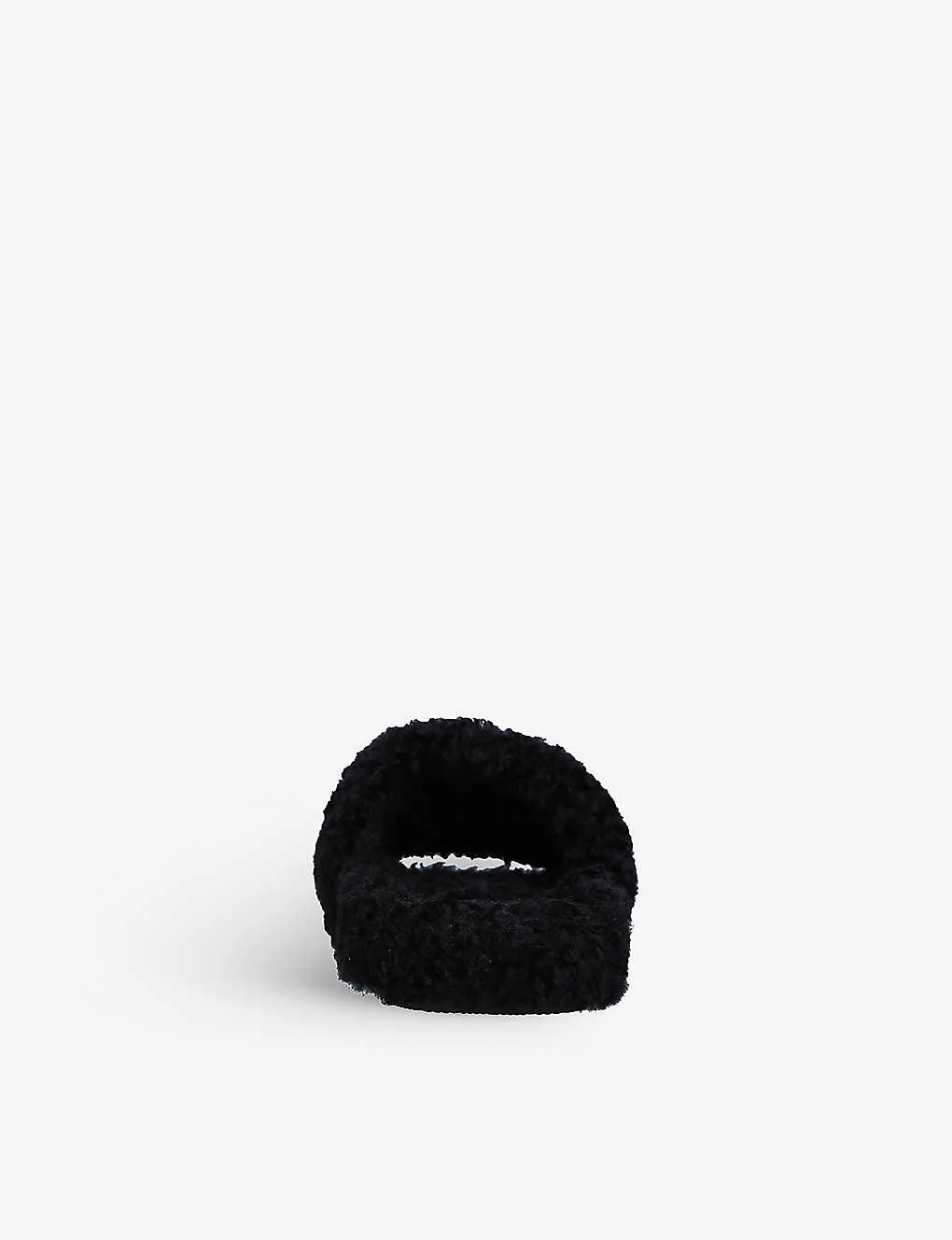 Balenciaga Logo-embroidered Faux-shearling Sliders 6 Balenciaga Logo-embroidered Faux-shearling Sliders - Image 4