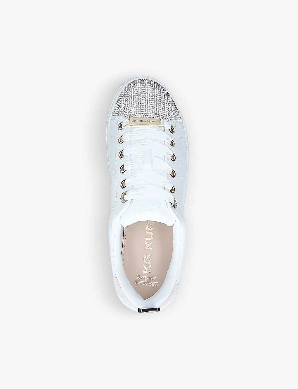 KG Kurt Geiger Liza Logo-embossed Low-top Faux-leather Trainers 4 KG Kurt Geiger Liza Logo-embossed Low-top Faux-leather Trainers - Image 2