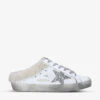 Golden Goose Superstar Sabot 10224 Leather And Shearling Trainers -Dune Shop R03783325 WHITEOTH M