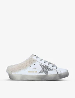 Golden Goose Superstar Sabot 10224 Leather And Shearling Trainers