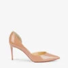 Christian Louboutin Iriza 85 Patent-leather Courts 2 Christian Louboutin Iriza 85 Patent-leather Courts -Dune Shop R03786028 NUDE M