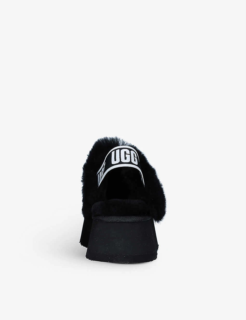 Ugg Funkette Suede And Sheepskin Platform Slippers 6 Ugg Funkette Suede And Sheepskin Platform Slippers - Image 4