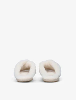 Ugg Scuffiata Round-toe Sheepskin Slippers -Dune Shop R03811382 CREAM ALT03