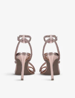Carvela Paparazzi Strappy Rhinestone-embellished Sandals -Dune Shop R03817402 PALEPINK ALT03
