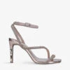 Carvela Paparazzi Strappy Rhinestone-embellished Sandals -Dune Shop R03817402 PALEPINK M