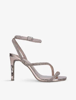 Carvela Paparazzi Strappy Rhinestone-embellished Sandals