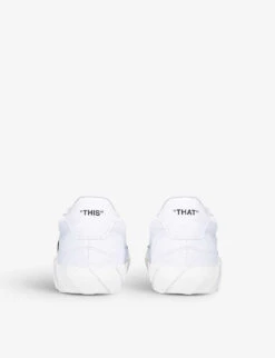 Vulcanized Brand-print Cotton-canvas Low-top Trainers -Dune Shop R03820712 WHITEBLK ALT03