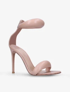 Bijoux Padded-strap Leather Heeled Sandals -Dune Shop R03824735 BLUSH ALT02