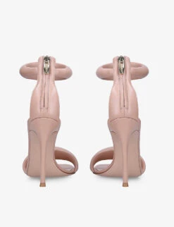 Bijoux Padded-strap Leather Heeled Sandals -Dune Shop R03824735 BLUSH ALT03