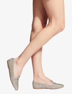 Carvela Shine Gem-detail Slip-on Flats 11 Carvela Shine Gem-detail Slip-on Flats -Dune Shop R03831047 GOLD ALT05