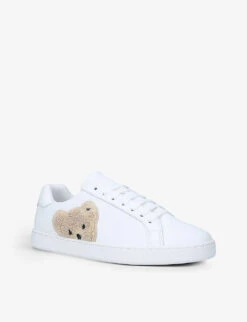 Palm Angels New Tennis Leather Trainers 8 Palm Angels New Tennis Leather Trainers -Dune Shop R03831363 WHITEOTH ALT02