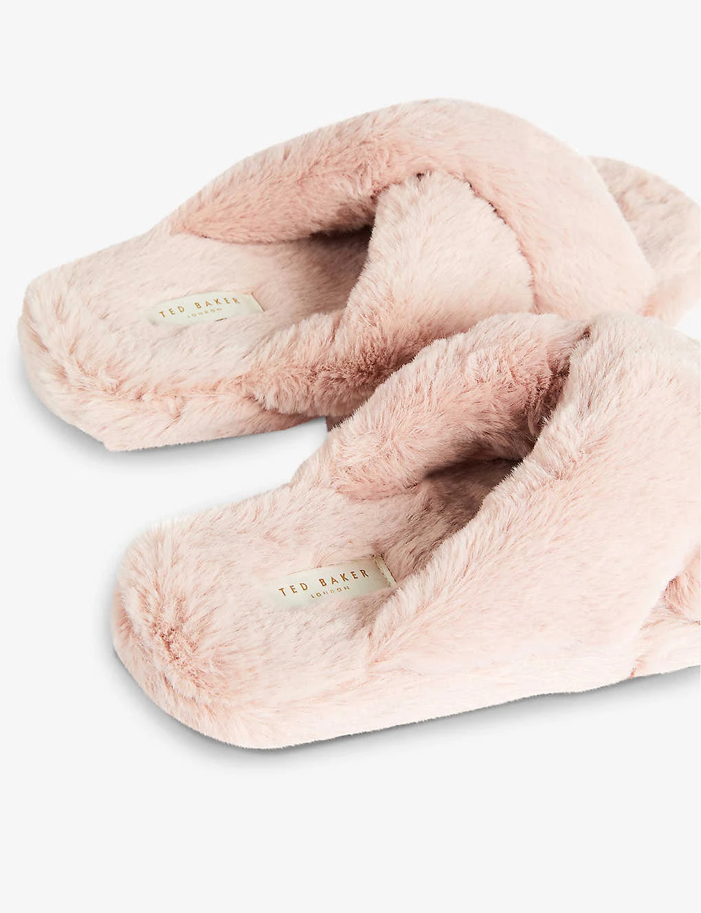 Ted Baker Lopply Cross-over Faux-fur Slippers 5 Ted Baker Lopply Cross-over Faux-fur Slippers - Image 3
