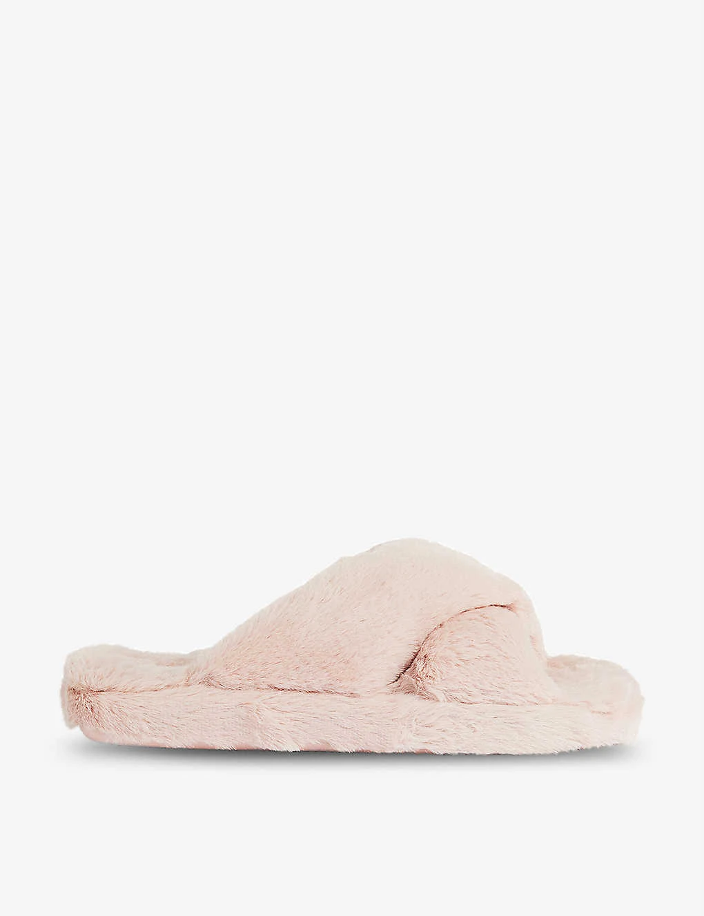 Ted Baker Lopply Cross-over Faux-fur Slippers 3 Ted Baker Lopply Cross-over Faux-fur Slippers