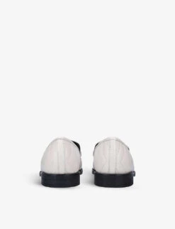 Gucci Women's Marmont Leather Moccasins -Dune Shop R03839678 WHITE ALT03