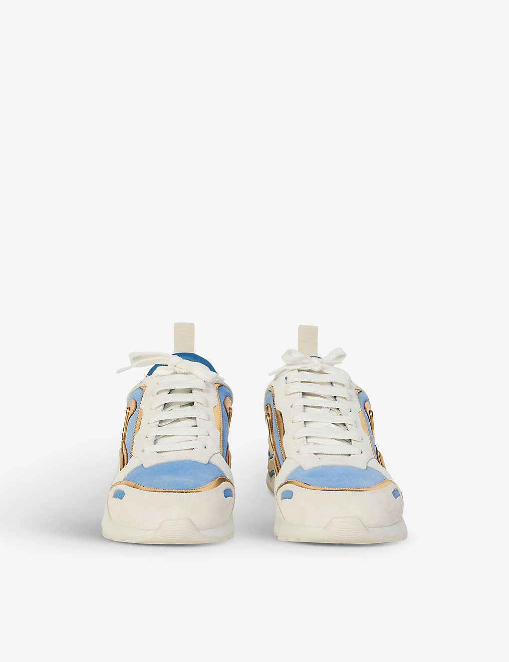 Sandro Flame Low-top Leather And Textile Trainers 4 Sandro Flame Low-top Leather And Textile Trainers - Image 2