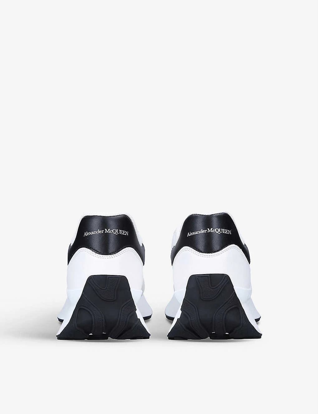 Alexander McQueen Women’s Sprint Runner Logo-embossed Leather Trainers 6 Alexander McQueen Women’s Sprint Runner Logo-embossed Leather Trainers - Image 4