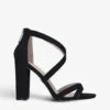 KG Kurt Geiger Vegan Faun Open-toe Woven Heels