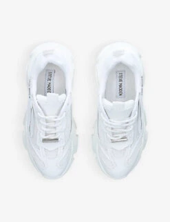 Steve Madden Possession Chunky-soled Mesh And Faux-leather Trainers 9 Steve Madden Possession Chunky-soled Mesh And Faux-leather Trainers -Dune Shop R03899316 WHITE ALT02