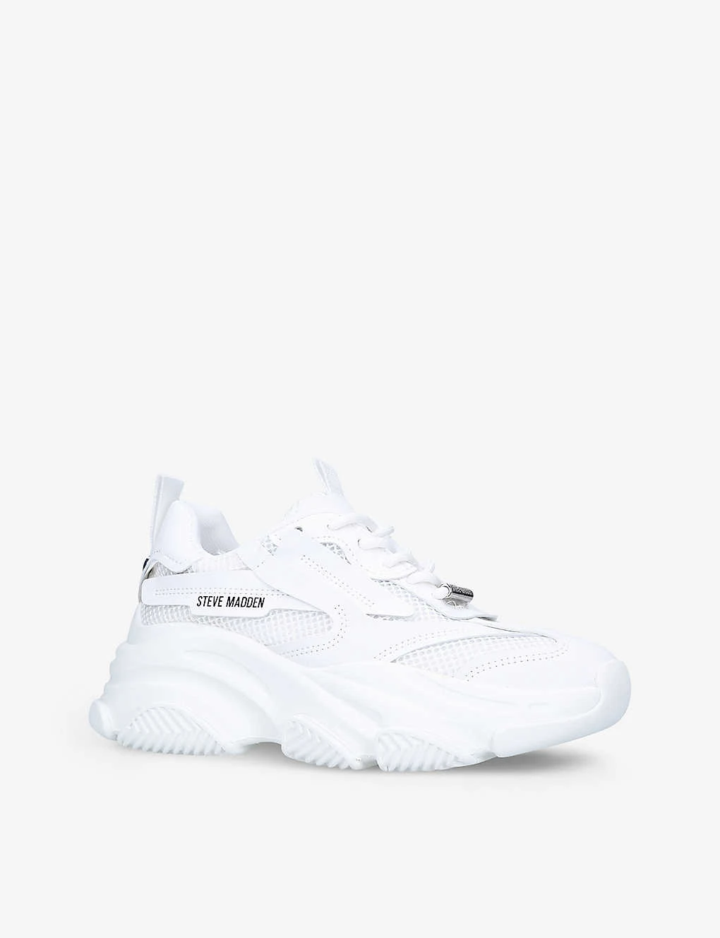 Steve Madden Possession Chunky-soled Mesh And Faux-leather Trainers 6 Steve Madden Possession Chunky-soled Mesh And Faux-leather Trainers - Image 4