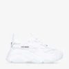 Steve Madden Possession Chunky-soled Mesh And Faux-leather Trainers -Dune Shop R03899316 WHITE M